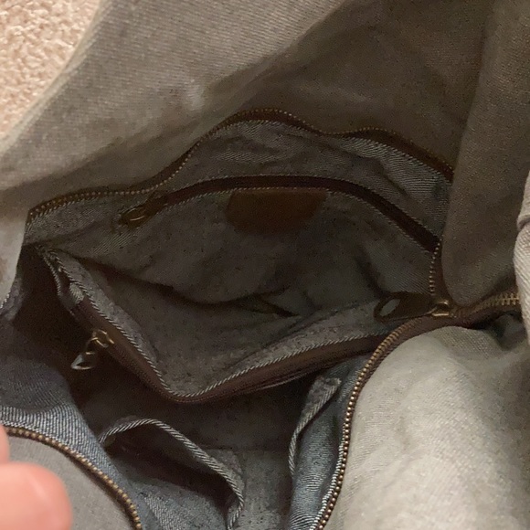 Canvas cross body bag - Picture 6 of 6